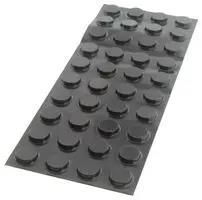 FEET BUMPERS, PK40 SJ-5744 BLACK