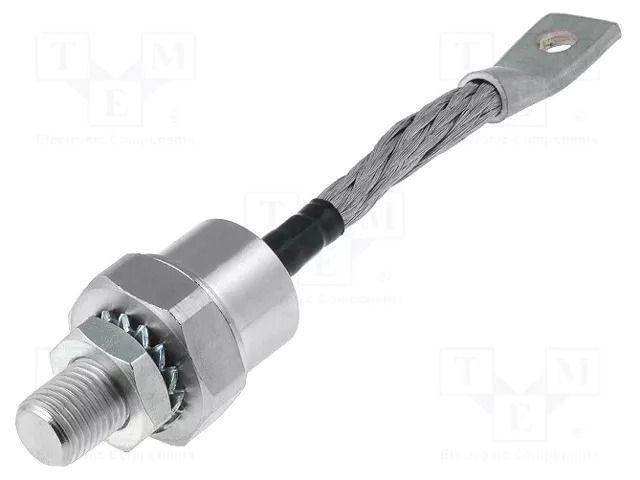 Diode: rectifying; 400V; 100A; cathode to stud; DO205AC; M12x1,25 KUBARA LAMINA D51-100-04-N0