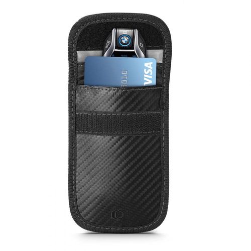 RFID Tech-Protect V1 Car Key Case - Black Carbon, Tech-Protect 5906203693337 5906203693337