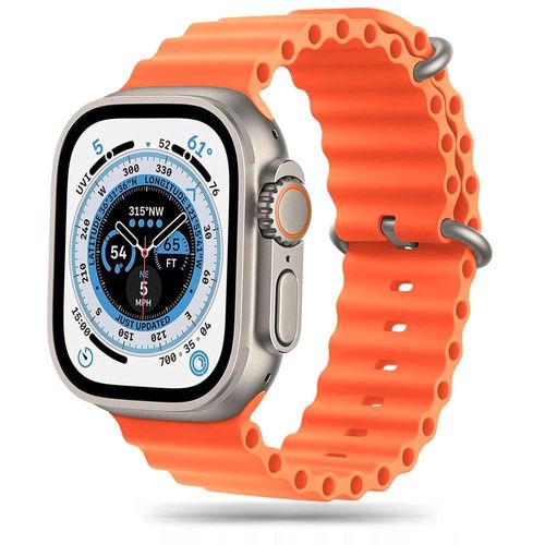 Tech-Protect IconBand Pro Strap for Apple Watch 4 / 5 / 6 / 7 / 8 / 9 / SE / Ultra 1 / 2 (42/44/45/49 mm) - Orange, Tech-Protect 5906203697533 5906203697533