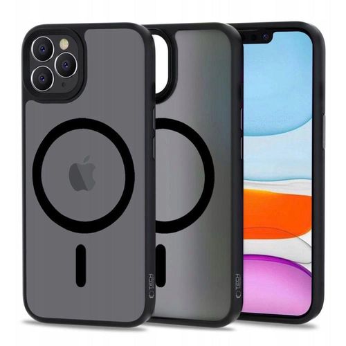 Tech-Protect MagMat MagSafe Case for iPhone 11 Pro Max - Matte Black, Tech-Protect 5906203697793 5906203697793