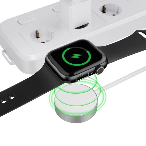 Tech-Protect UltraBoost Magnetic Inductive Charger with USB-A Connector for Apple Watch 1.2m - White, Tech-Protect 5906203698967 5906203698967