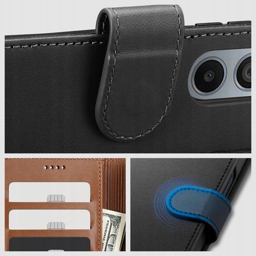 Tech-Protect Wallet Case for Xiaomi Redmi Note 12 4G / LTE - Black, Tech-Protect 5906203699650 5906203699650