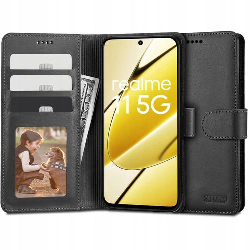 Tech-Protect Wallet Case for Realme 11 5G - Black, Tech-Protect 5906203695713 5906203695713