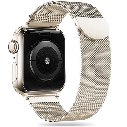 Tech-Protect MilaneseBand for Apple Watch 4 / 5 / 6 / 7 / 8 / 9 / SE (38/40/41 mm) - beige, Tech-Protect 5906203695744 5906203695744