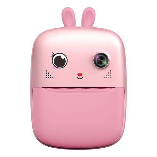 Mini Thermal Printer for Kids with Camera and Camcorder - Pink, Hurtel 5907769364419 5907769364419