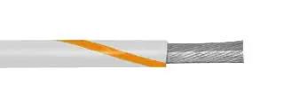 HOOK-UP WIRE, 16AWG, WHT/ORG, 305M 1858/19 WO001
