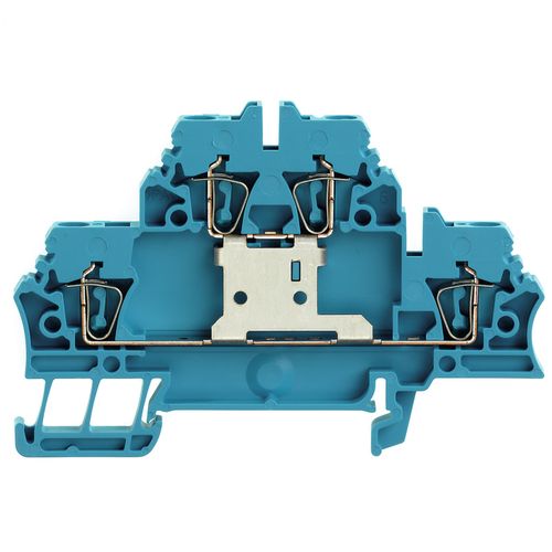 Multi-tier modular terminal, Tension-clamp connection, 2.5 mm², 500 V, 20 A, Number of levels: 2, blue Weidmuller 1745880000 04008190985929