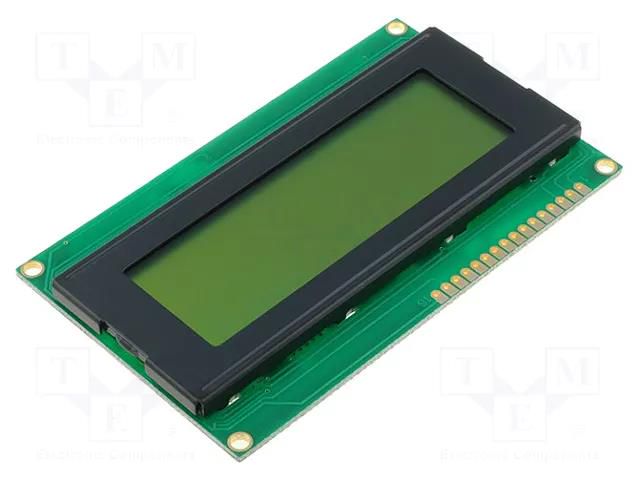 Display: LCD; alphanumeric; STN Positive; 20x4; 97x60x5mm; PIN: 16 DISPLAY ELEKTRONIK DEM20485SY