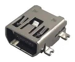 MINI USB, 2.0 TYPE AB, RECEPTACLE, SMT MUSB-05-S-AB-SM-A