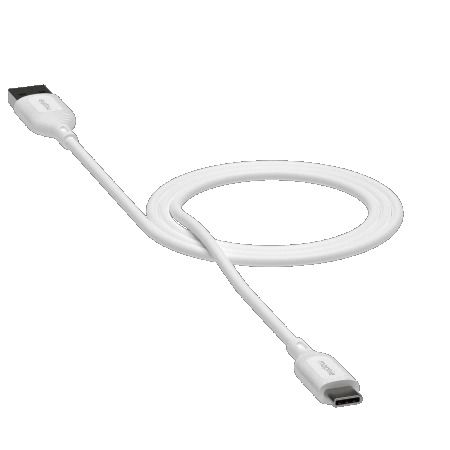Mophie Charge Essentials USB-A - USB-C Cable 1m - White, Zagg 409913175