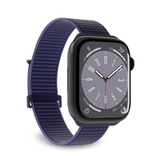 Puro Sport Nylon Strap for Apple Watch 42 / 44 / 45 / 49 mm - Blue, Puro PUSPORTAW44BLUE