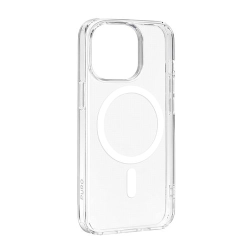 Puro Lite Mag MagSafe Silicone Case for iPhone 15 Pro Max - Transparent, Puro PUIPC15P67LITEMAGTR PUIPC15P67LITEMAGTR