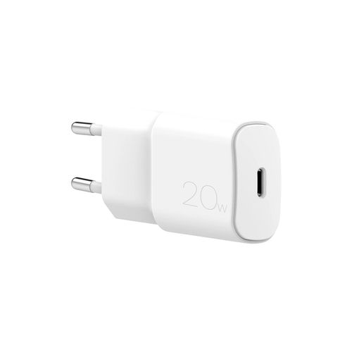 Puro White 20W Power Delivery USB-C Wall Charger - White, Puro Elektrik PWFCMTCUSBC20WWHI PWFCMTCUSBC20WWHI