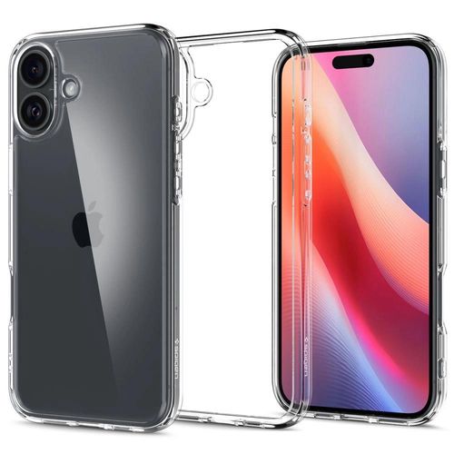Spigen Ultra Hybrid iPhone 16 Case - Clear, Spigen 8809971230926 8809971230926
