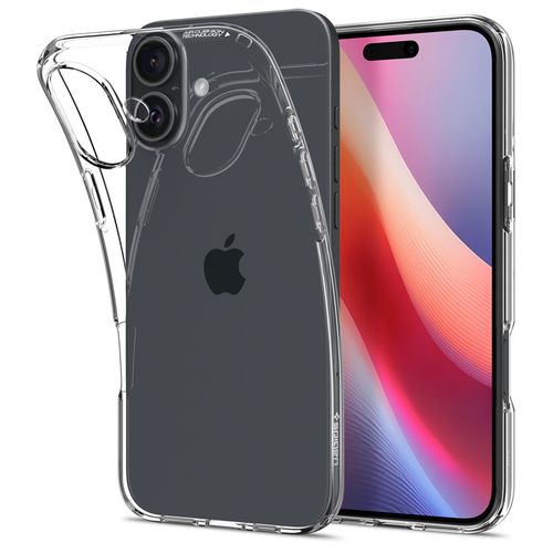 Spigen Liquid Crystal iPhone 16 Plus Case - Clear, Spigen 8809971229791 8809971229791