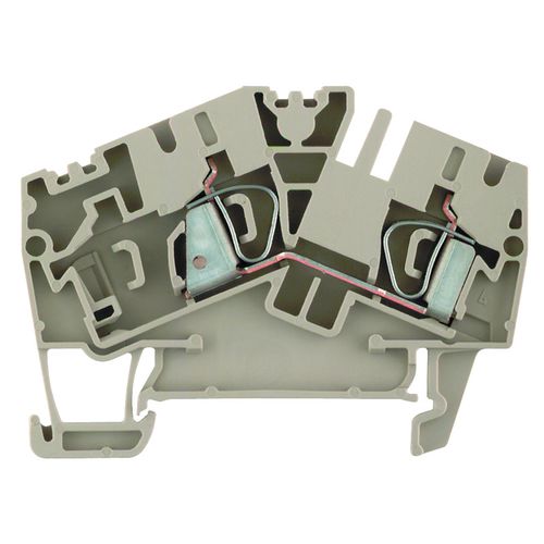 Feed-through terminal block, Tension-clamp connection, 4 mm², 800 V, 32 A, Number of connections: 2 Weidmuller 1770370000 04032248143177