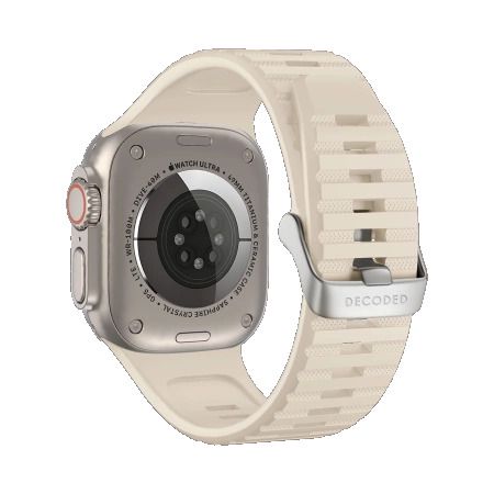Decoded Ultra Traction Strap for Apple Watch 42 / 44 / 45 / 49 mm - White, Decoded D24AWS49UTS1WE