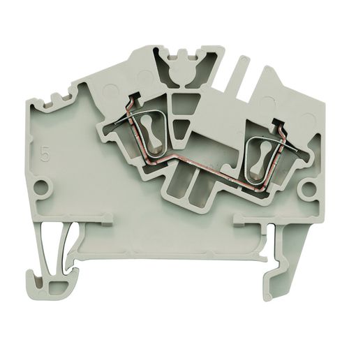 Feed-through terminal block, Tension-clamp connection, 2.5 mm², 800 V, 24 A, Number of connections: 2 Weidmuller 1772060000