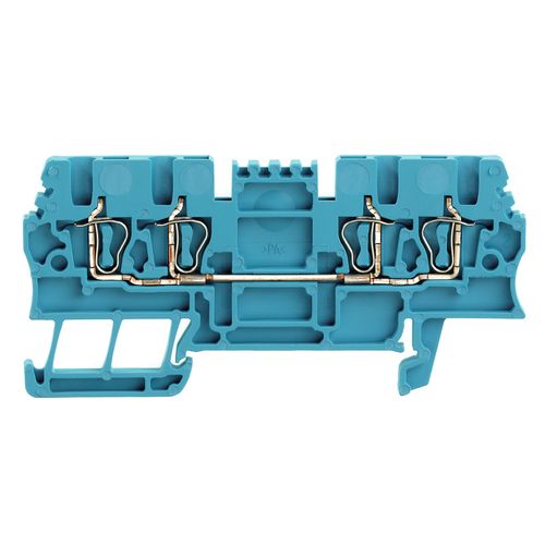 Feed-through terminal block, Tension-clamp connection, 1.5 mm², 500 V, 17.5 A, Number of connections: 4 Weidmuller 1775600000 04032248181636