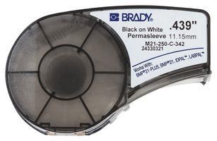 LABEL, SHRINK, WHT, 6.35MM, 2.13M M21-250-C-342