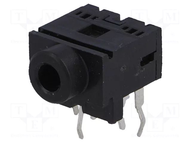 Connector: Jack 3,5mm; socket; female; stereo; ways: 3; THT ADAM TECH ASJ-6-5