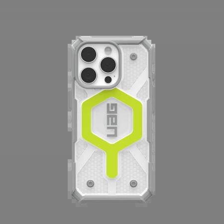 UAG Pathfinder Clear Magsafe iPhone 16 Pro Case Compatible with MagSafe - Green, UAG 114464118181 114464118181