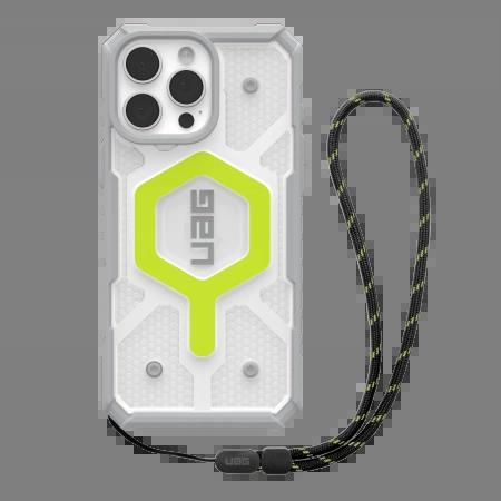 UAG Pathfinder Clear Magsafe Bundle Case with Lanyard for iPhone 16 Pro Max - Green, UAG 1144651BV01 1144651BV01