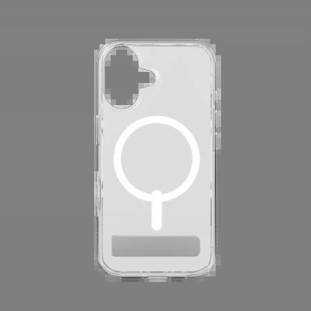 ZAGG Crystal Palace Snap Kickstand MagSafe Case for iPhone 16 - Clear, Zagg 702315046 702315046