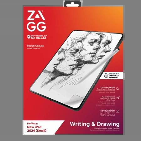 ZAGG InvisibleShield Fusion Canvas Antibacterial Protective Film Imitating Paper for iPad Pro 11&quot; 2024, Zagg 200314351