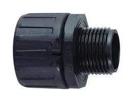 CONDUIT FITTING, STRAIGHT, 0.38" DIA, PA66 166-90305