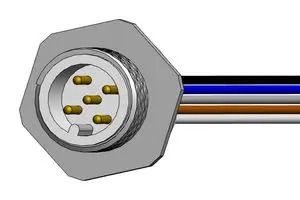 SENSOR CORD, 5P M12 PLUG-FREE END, 12" MPM12A05I12AF02.