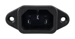CONNECTOR, AC POWER INLET, C14, 15A 703W-00/08