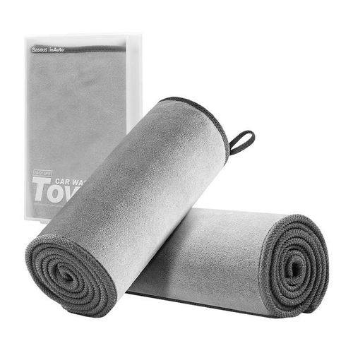 Baseus Easy life car washing towel (40 x 40 cm, 2 pcs) Gray, Baseus CRXCMJ-0G