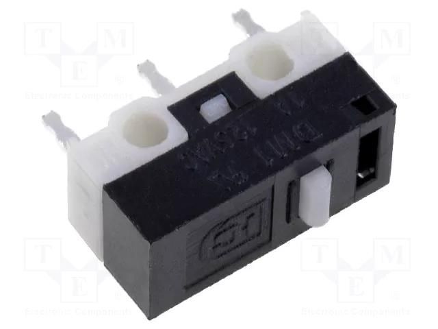 Microswitch SNAP ACTION; 1A/125VAC; without lever; SPDT; ON-(ON) CANAL ELECTRONIC DM100P110-3