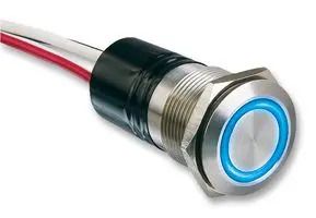 SWITCH, VR, RING ILLUM, GRN, LEAD MPI002/FL/GN