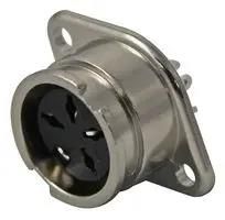 SOCKET, CHASSIS, DIN, BAYONET, 4WAY 0107 04