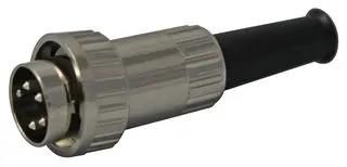 PLUG, FREE, DIN, BAYONET, 4WAY 0132 04