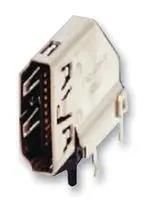RECEPTACLE, HDMI, FLAG, THT 2007435-1