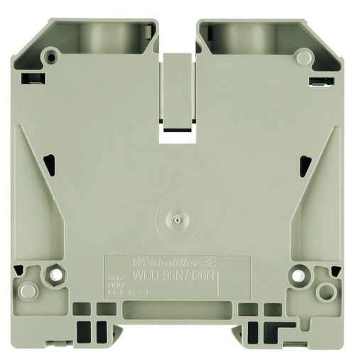 Feed-through terminal block, Screw connection, 120 mm², 1000 V, 269 A, Number of connections: 2 Weidmuller 1820550000 04032248369300
