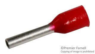 TERMINAL, WIRE FERRULE, 17AWG, RED 1241002-1