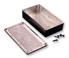 BOX, DIECAST, 55X64X115MM 1550DBK