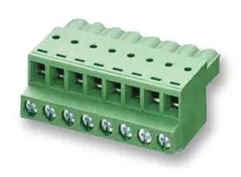PLUG, 5.08MM, GN, SS & WE SAME SIDE, 11 1-1986484-1