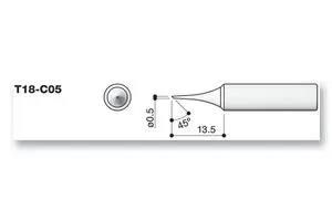 TIP, SOLDERING, 0.5C T18-C05