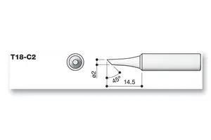 TIP, SOLDERING, 2C T18-C2