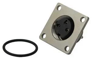 SOCKET, FLANGE CHASSIS, 3 WAY 0308 03
