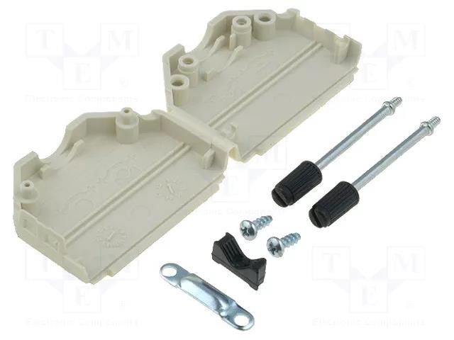 Enclosure for connectors: D-Sub; D-Sub 25pin,D-Sub HD 44pin ENCITECH DPPK25-DE-K