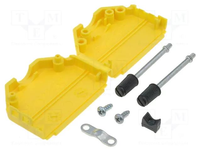 Enclosure for connectors: D-Sub; D-Sub 25pin,D-Sub HD 44pin ENCITECH DPPK25-Y-K