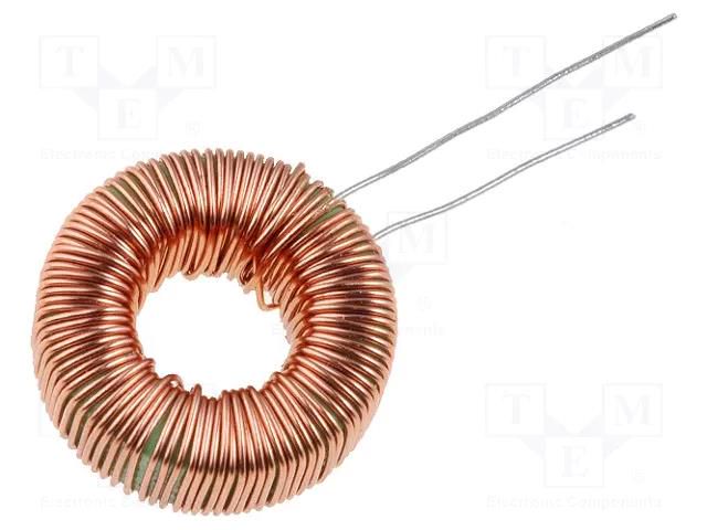 Inductor: wire; THT; 330uH; 440mΩ; Inductor: toroidal; 0.5A; W: 9mm FERROCORE DPT330A0.5