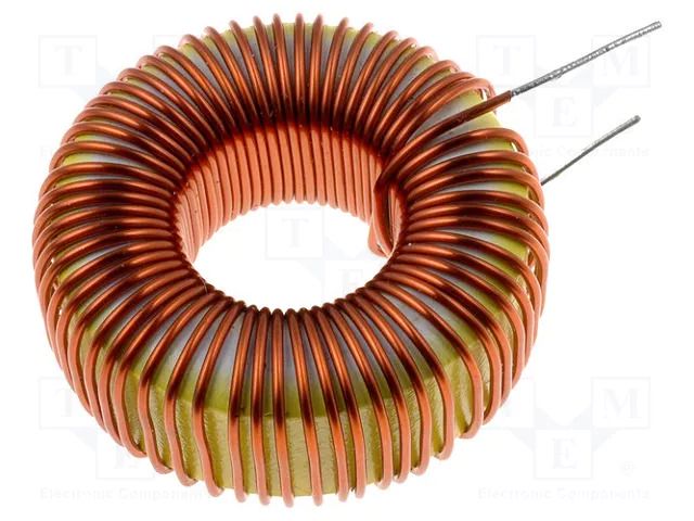 Inductor: wire; THT; 220uH; 3A; 134mΩ; Inductor: toroidal; Ø: 29mm TALEMA DPU220A3